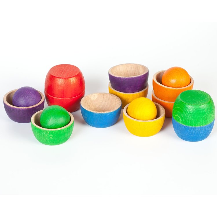 Grapat  Grapat houten kommetjes en ballen