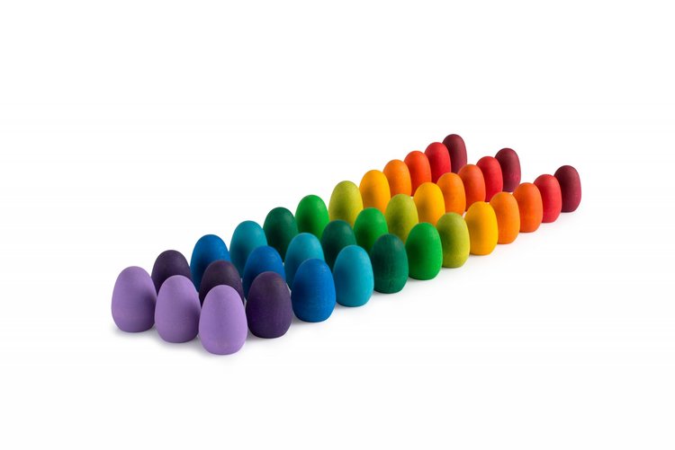 Grapat  Houten mandala regenboog eitjes