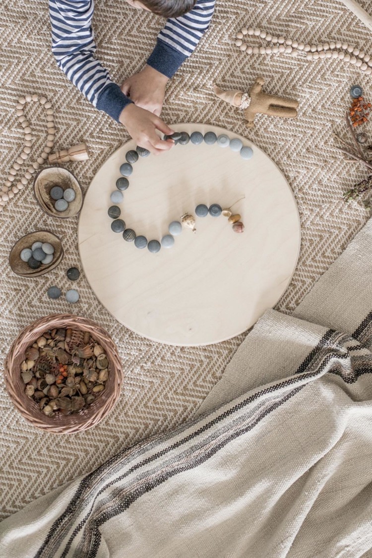 Grapat  Mandala houten steentjes