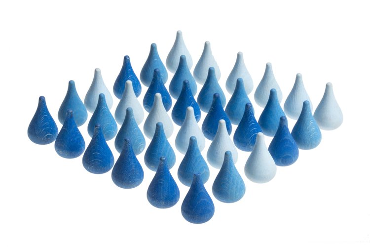 Grapat  Grapat houten mandala regendruppels