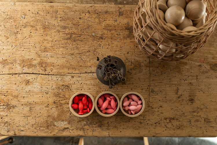 Grapat  Grapat mandala houten bloemblaadjes