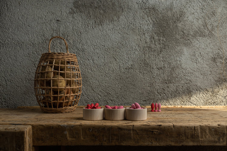 Grapat  Grapat mandala houten bloemblaadjes