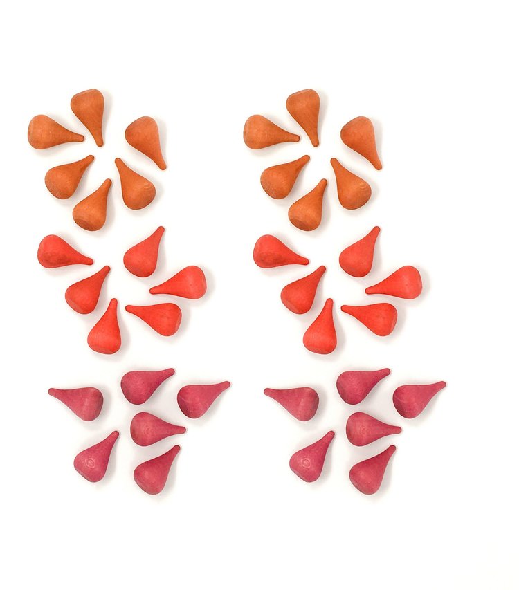 Grapat  Houten Mandala vlammetjes