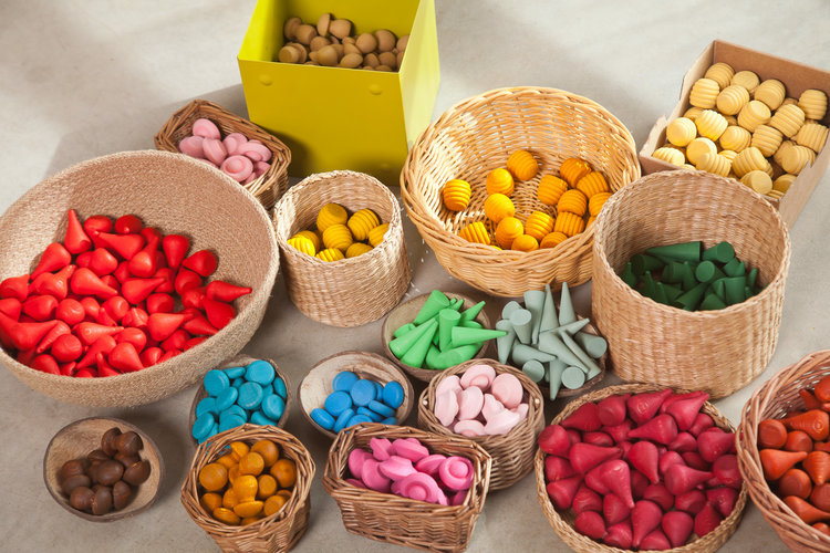 Grapat  Grapat houten mandala bloemetjes