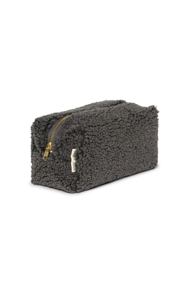 Studio Noos Dark Grey Teddy Pouch