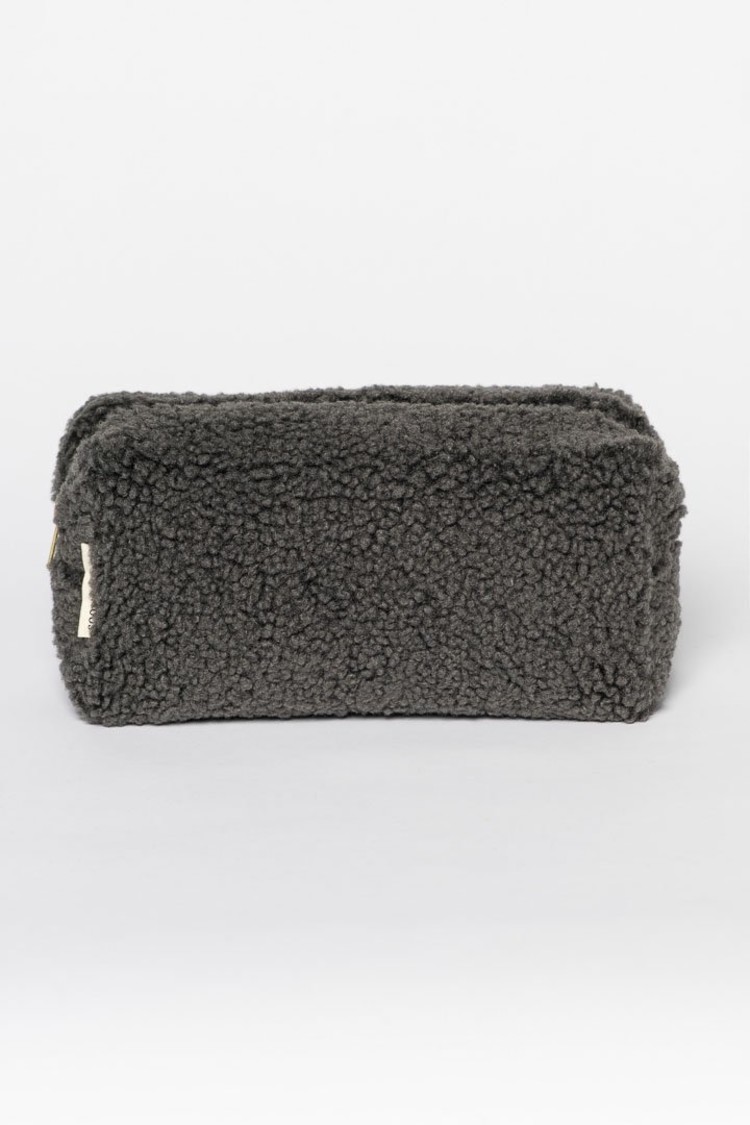 Studio Noos Dark Grey Teddy Pouch