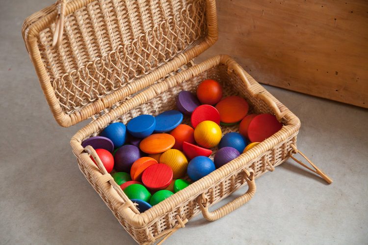 Grapat  Grapat houten ballen en schijfjes