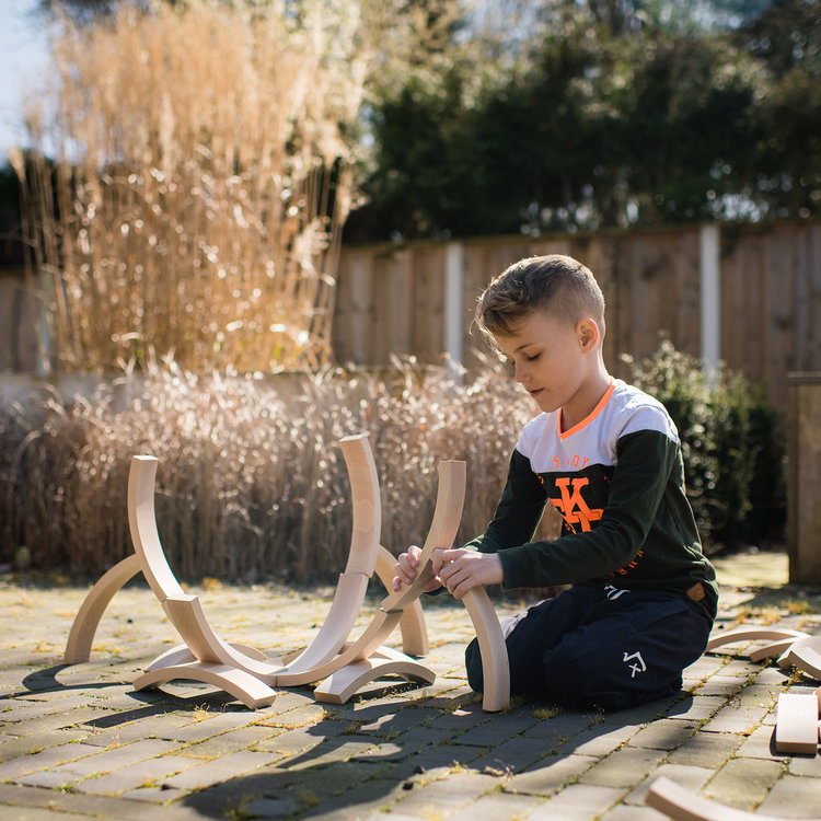Abel Wooden Toys Abel Block - 12 stuks
