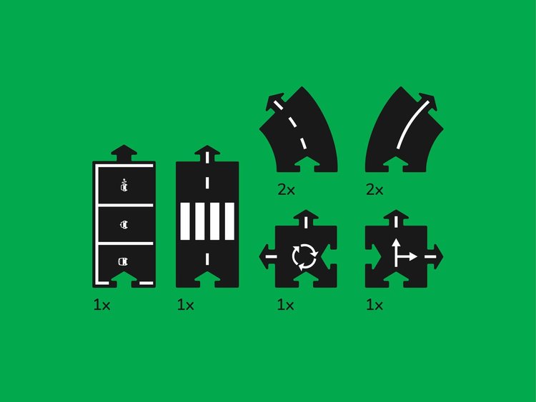 Way To Play  Uitbreidingsset gemengd - 8 delen