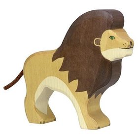 Holztiger Lion