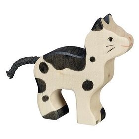 Holztiger Cat, black and wit
