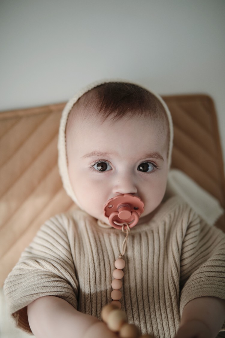 Frigg Frig fopspeen - Latex - Daisy - Cappucino