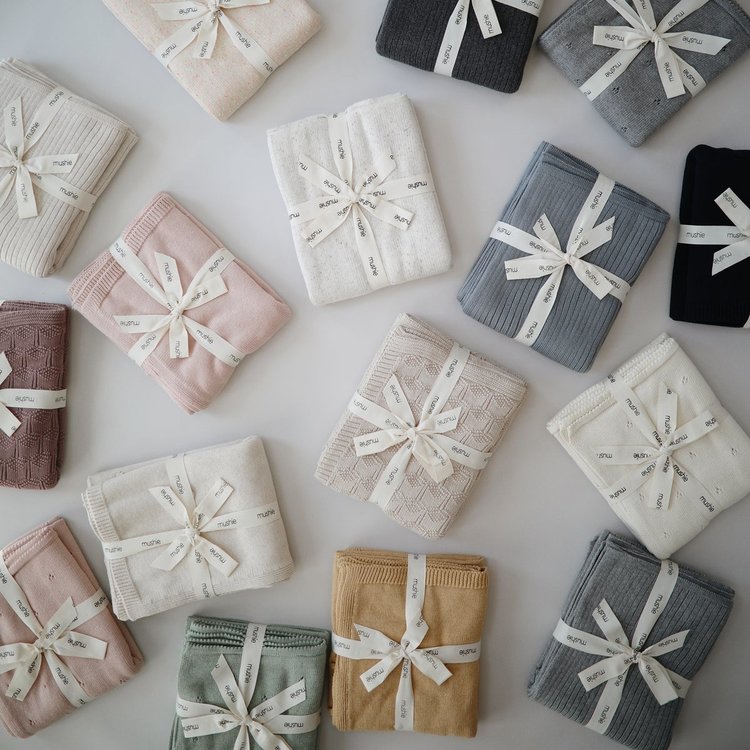 Mushie Dekentje - Confetti Ivory