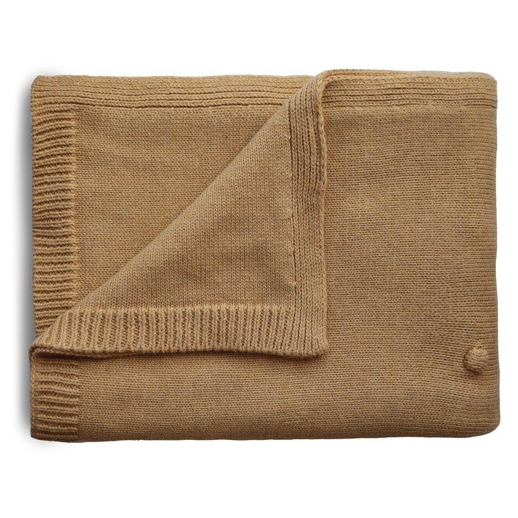 Mushie Dekentje - Dots Mustard Melange