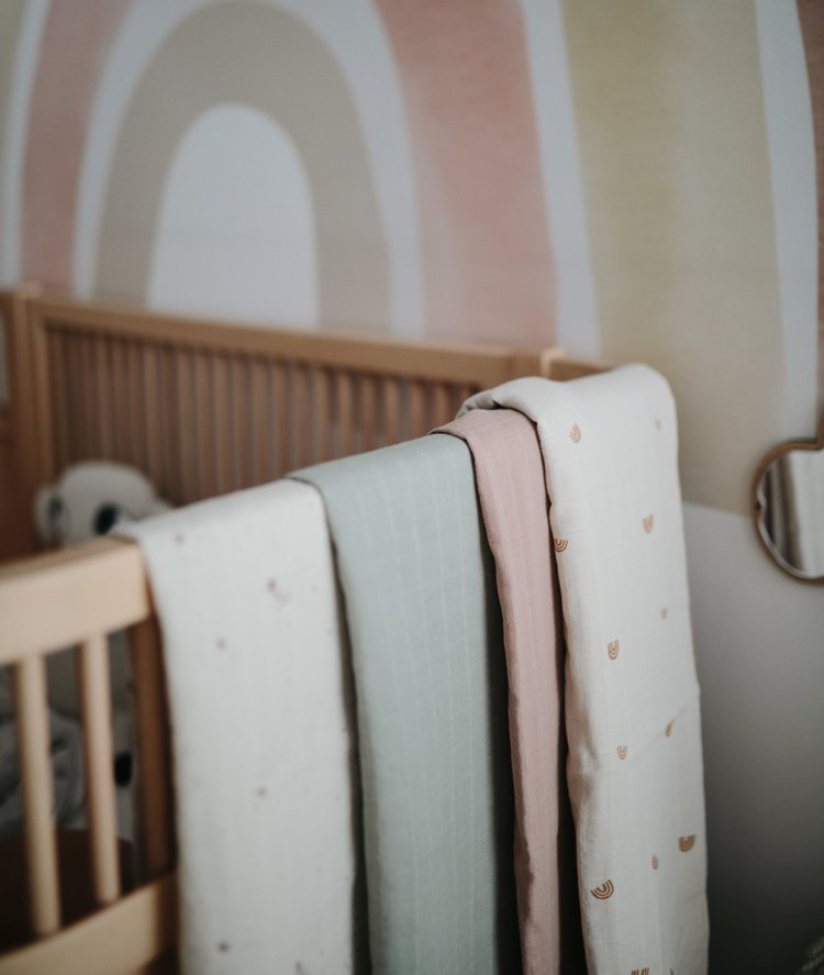 Mushie Tetradoek Pale Taupe