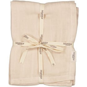 Marmar Copenhagen Ada 2 pack Muslin Cloths - Beige Rose