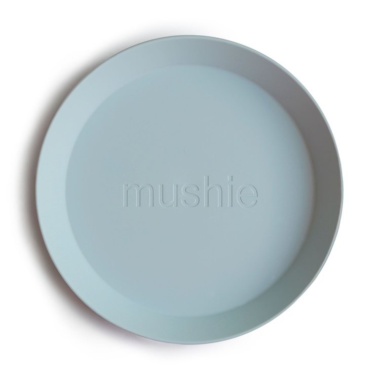 Mushie Dinner plates - set of 2 - Powderblue