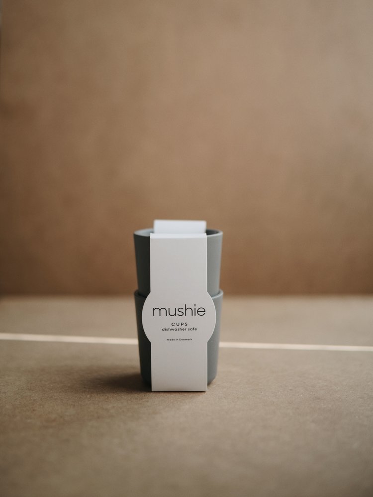 Mushie beker - set van 2 - Powder Blue