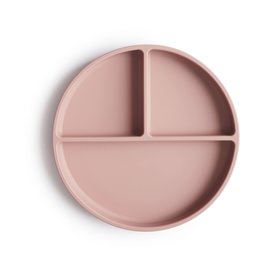 Mushie Silicone suction plate - Blush