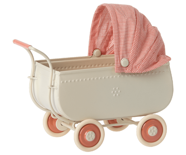 Maileg  Pram - Micro- Coral
