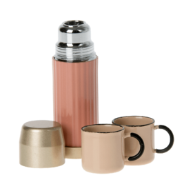 Maileg  Thermos and cups - Soft Coral