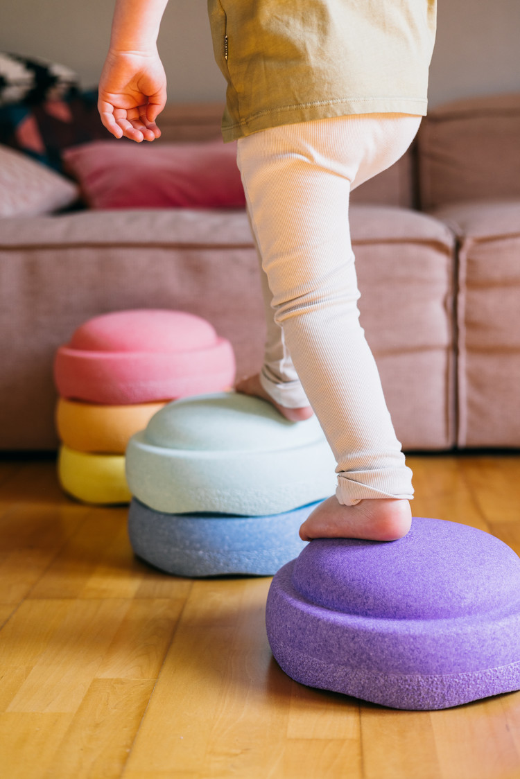 Stapelstein Pastel Rainbow - 6 stenen