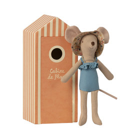 Maileg  Beach Mice - Mum in Cabin de Plage