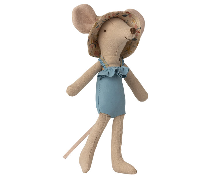 Maileg  Beach Mice - Mum in Cabin de Plage