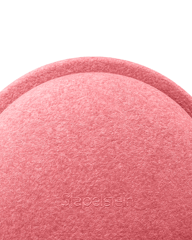 Stapelstein 1 steen - Pastel - Light Red