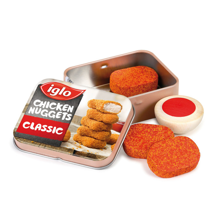 Erzi Chicken Nuggets van Iglo in een doosje