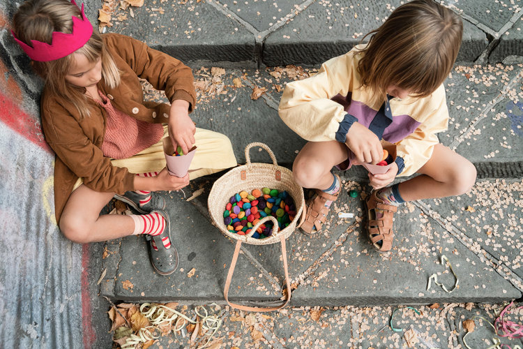 Grapat  Mandala Rainbow Flowers