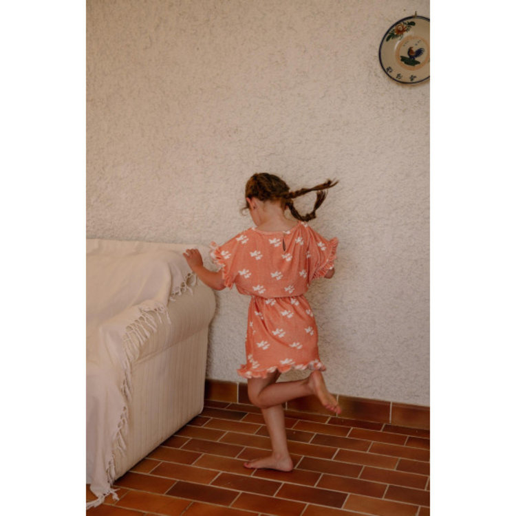 We Are Kids Dress Celine Terry - White Butterfly