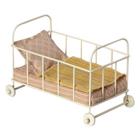 Maileg  Cot bed - Micro - Rose