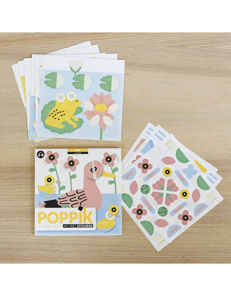 Poppik Mijn eerste stickers - Rivier