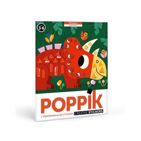 Poppik Stickerpanorama - Dinosaurs