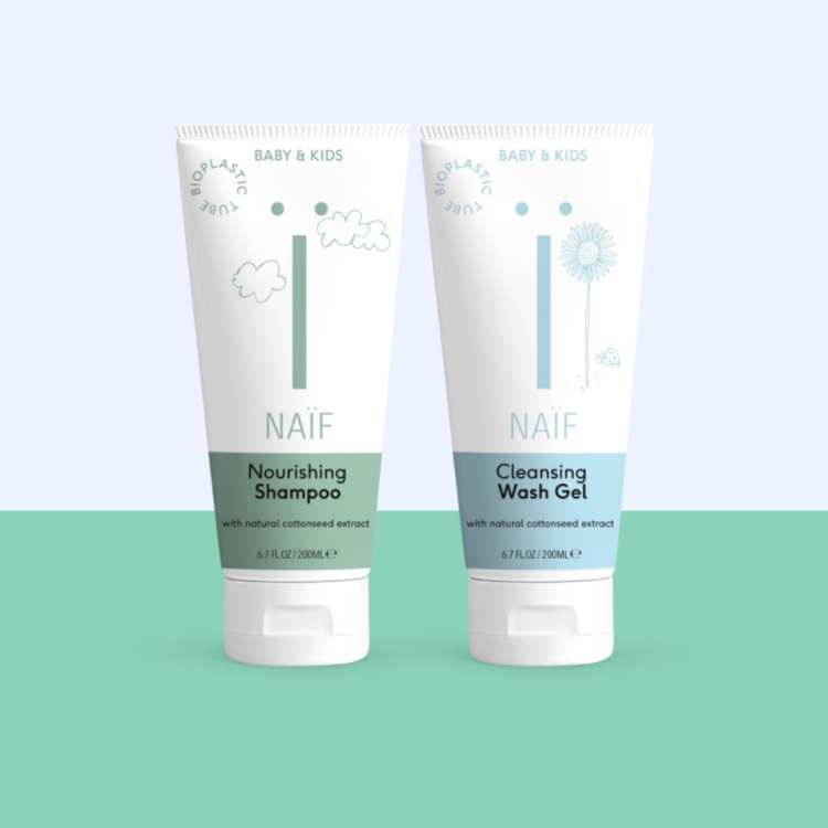 Naïf Voordeelset - Shampoo & Wasgel duo voor baby & Kids