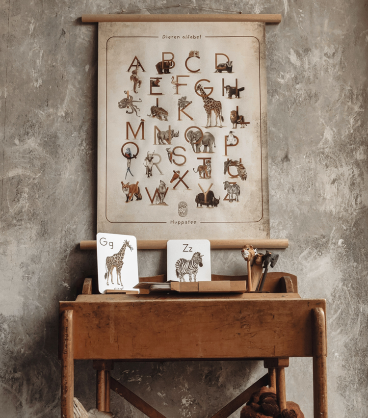 Huppatee Schoolplaat - Het dierenalfabet
