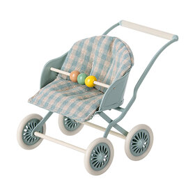 Maileg  Stroller - Baby Mice - Mint