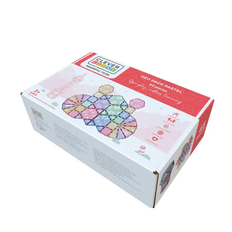 Cleverclixx Geo Pack Pastel | 45 Pieces