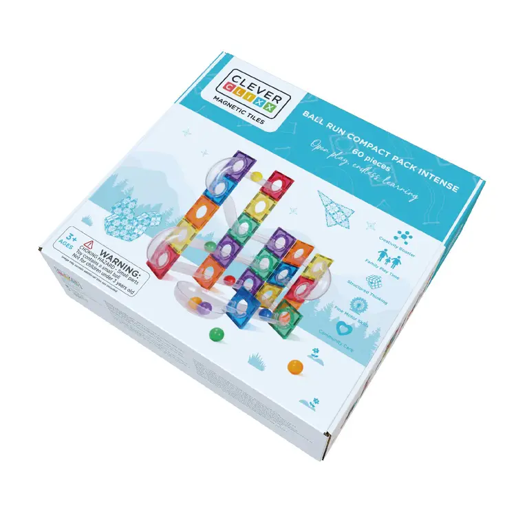 Cleverclixx Ball Run Compact Pack Intense | 60 Pieces