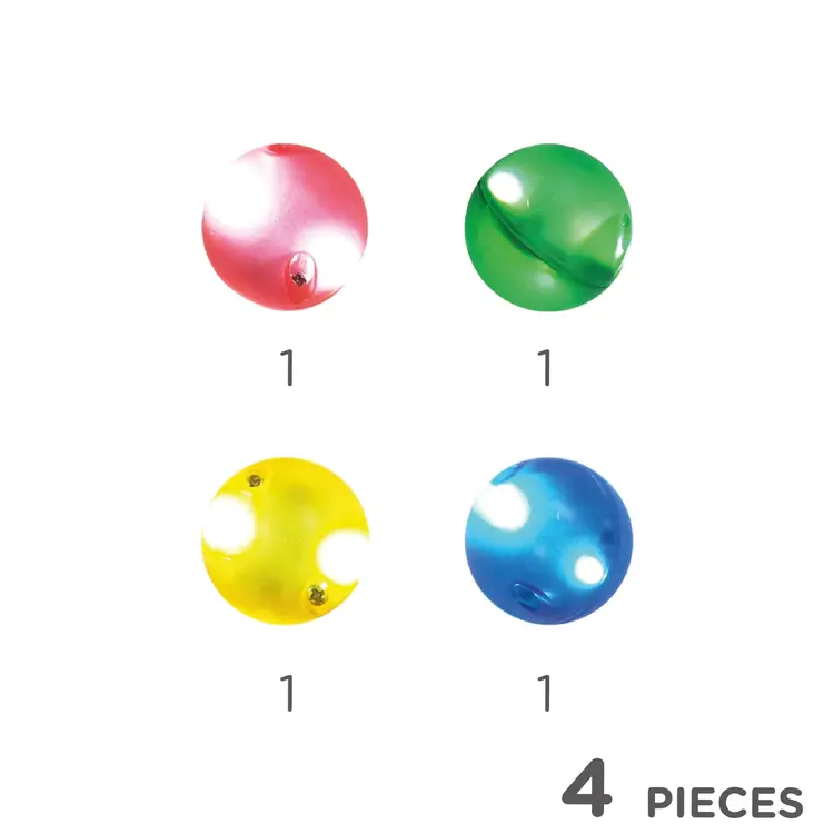 Cleverclixx Balls Pack Dazzling Lights | 4 Pieces
