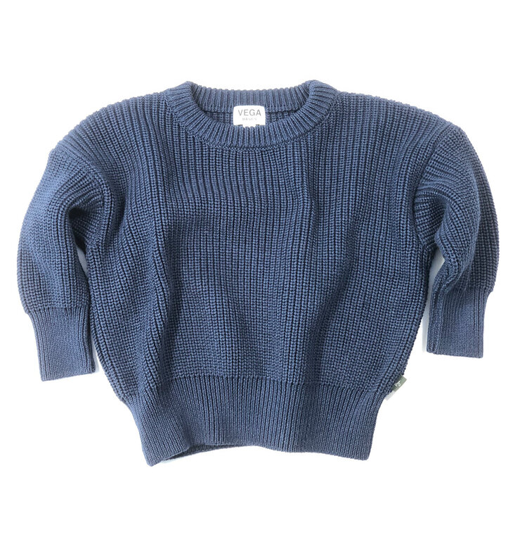 Vega Basics Cordero Knit - Melange Navy