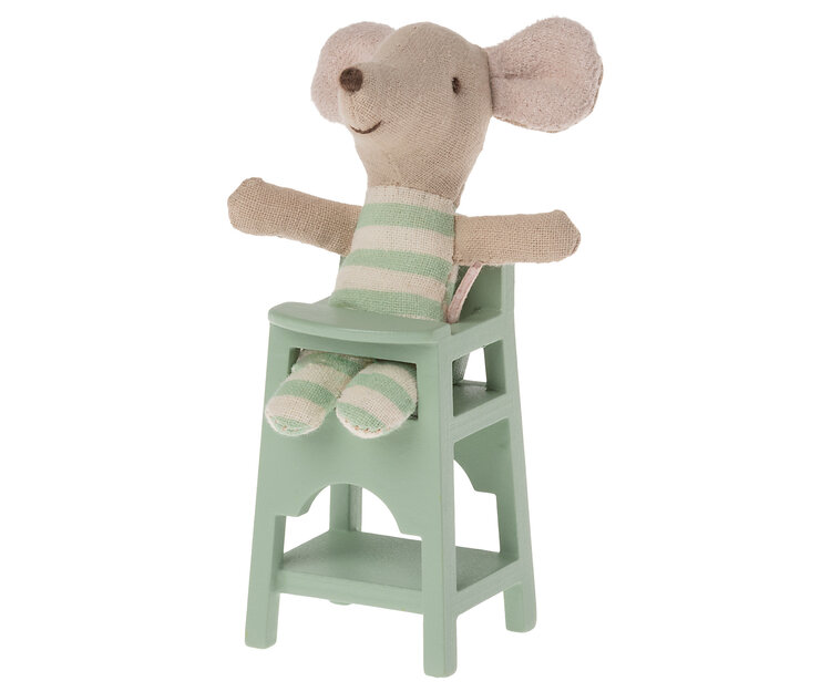 Maileg  High Chair Mouse - Mint