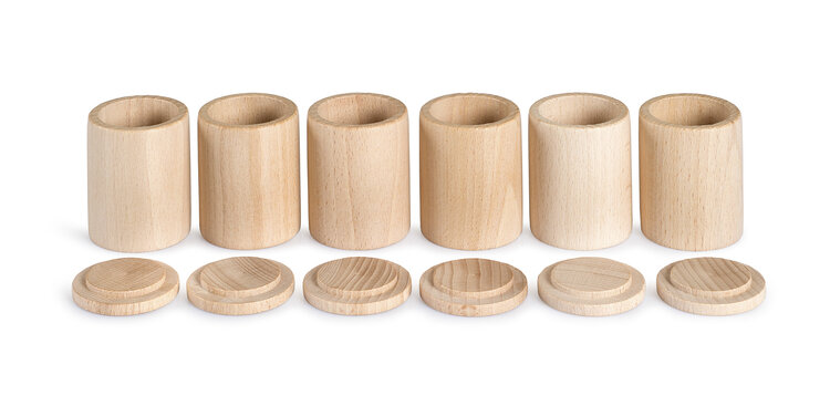 Grapat  Natural cups with lid