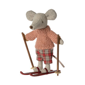 Maileg  Winter mouse with ski set - Big Sister