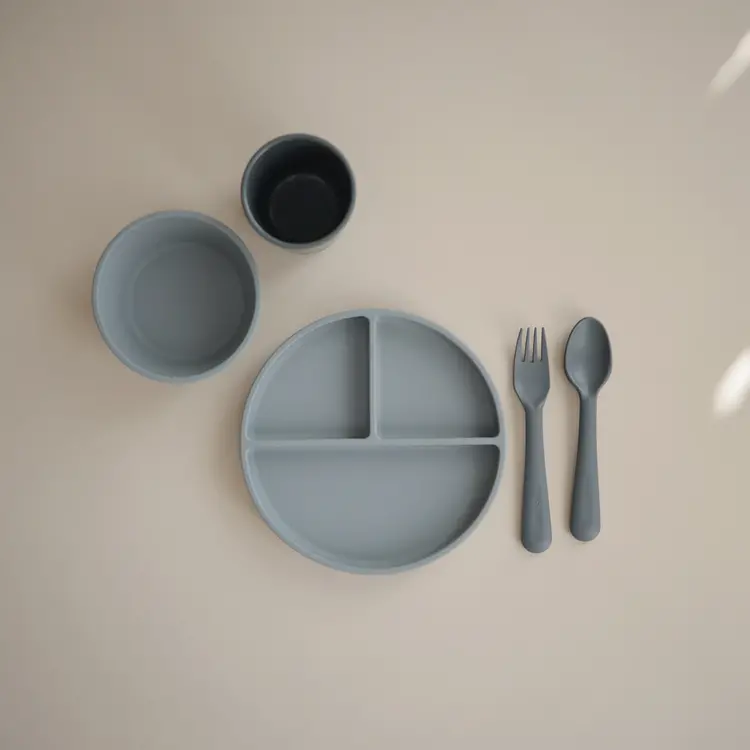 Mushie Silicone suction plate - Stone