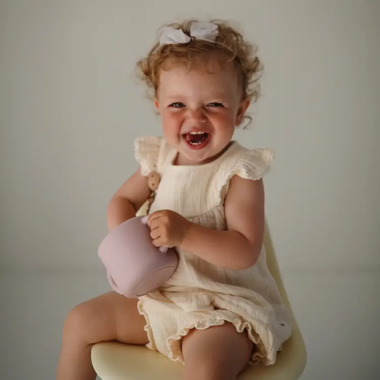 Mushie Snack Cup - Soft Lilac