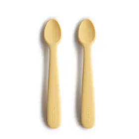 Mushie Silicone Spoons - Daffodil