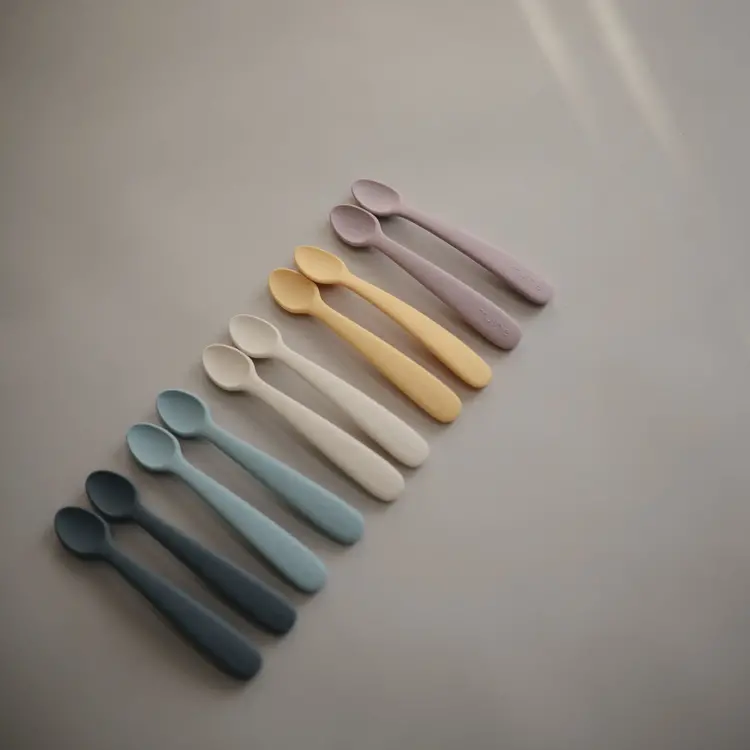 Mushie Silicone Spoons - Daffodil