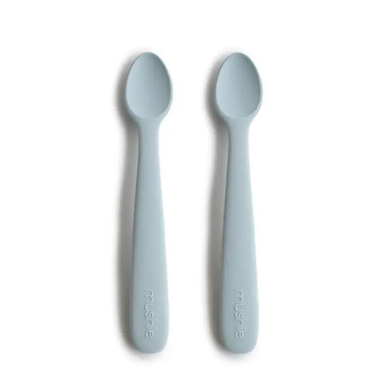 Mushie Silicone Spoons - Powder Blue